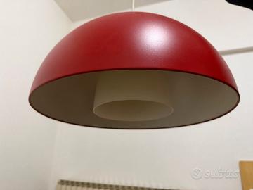 Lampada a sospensione rossa Ikea 365+ Brasa