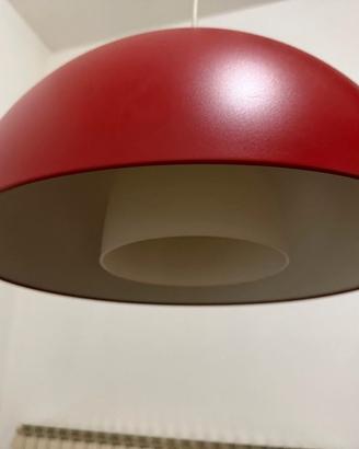 Lampada a sospensione rossa Ikea 365+ Brasa