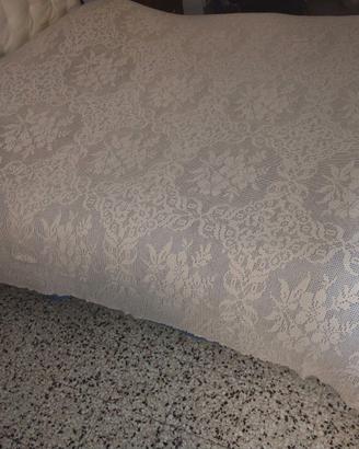 Coperta 2 piazze uncinetto puro cotone