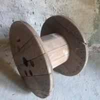 tavolo tavolino bobina avvolgicavo in legno