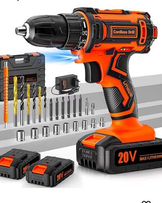 FAHEFANA Trapano Avvitatore 20V NUOVO