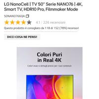 LG Nanocell 50NANO766QA