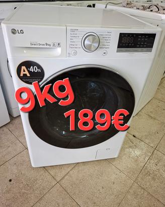 Lavatrice Lg 9kg motore direct drive 1400 giri