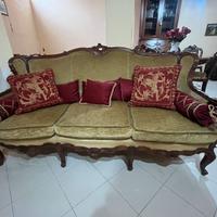 Divano poltrone stile barocco