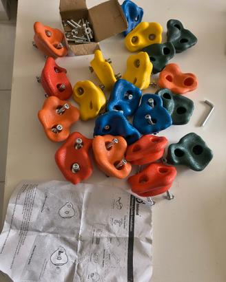 prese per arrampicata complete di bulloneria 