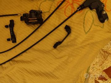 Coppia completa di freni a disco meccanici per mou