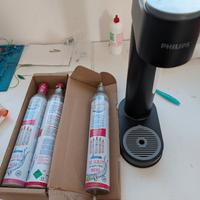Gasatore philips + 3 bombole e bottiglia originale