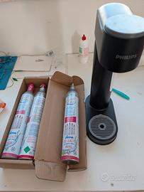 Gasatore philips + 3 bombole e bottiglia originale