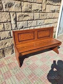 Panca Cassapanca legno Massello con vano contenito