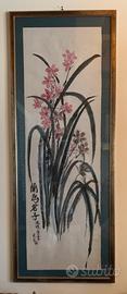 Quadro pittura cinese Sumi-E 