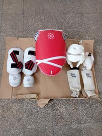  protezioni per Taekwondo 