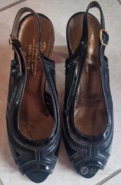 Sandali Slingback Vintage "Boutique"  Vera Pelle 