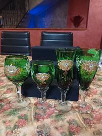 Bicchieri cristallo di Murano 