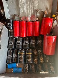 Lotto condensatori elettrolitici vintage