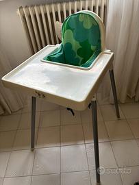 Seggiolone pappa con vassoio