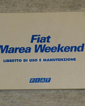 LIBRETTO USO E MANUTENZIONE FIAT MAREA WEEKEND