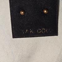 orecchini donna a perno nuovi oro 14k