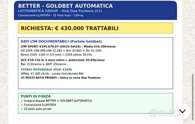 Agenzia better+ goldbet automatica