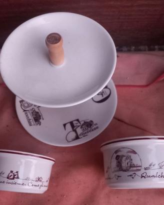 ciotoline e alzatina Mulino Bianco