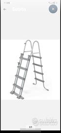 scaletta 122cm nuova mai usata