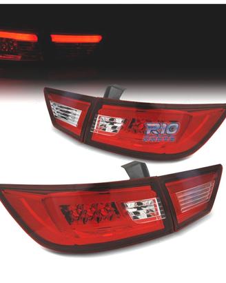 FANALI PER RENAULT CLIO 4 13-16 LIGHT BAR ROSSO CR