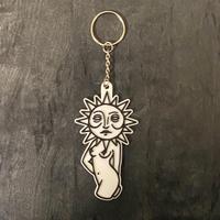 Portachiavi Sole Bianco