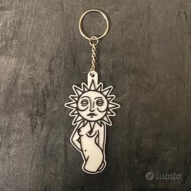 Portachiavi Sole Bianco