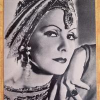 Greta Garbo Mata Hari Vintage Postcard