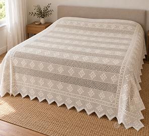Coptiletto uncinetto vintage