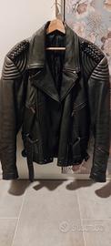 Giacca chiodo uomo vintage moto tg.50