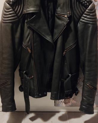 Giacca chiodo uomo vintage moto tg.50