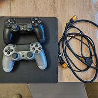 PlayStation 4 slim + 2 Joystick 