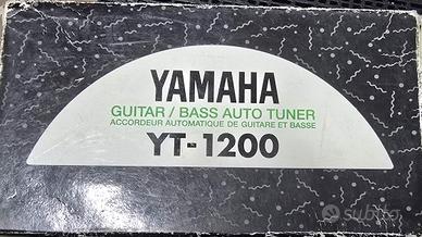 accordatore Yamaha YT1200 per chitarra e basso