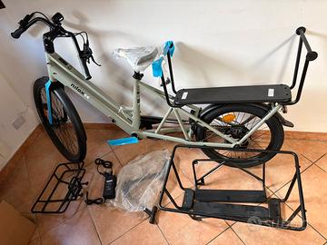 Bici cargo C3 long Nilox e-bike come nuova