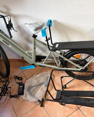 Bici cargo C3 long Nilox e-bike come nuova