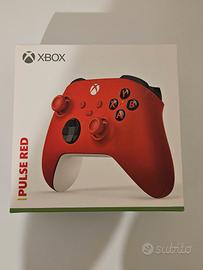 controller xbox red pulse + kit charge and play