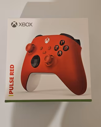 controller xbox red pulse + kit charge and play