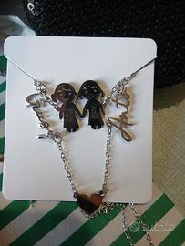 collane, bracciale con la scritta giusy anto