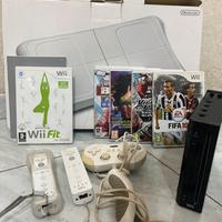 Nintendo wii con controller giochi e balance board