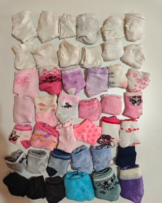 grande set 42 paia di calzini 0-4 anni circa