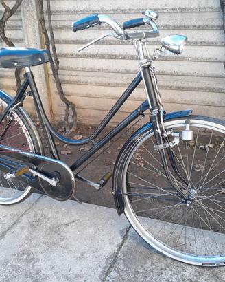 Bicicletta Urbana DEI IMPERIALE S D26 Nero - Telaio Acciaio 26", Completa Di Accessori