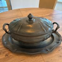 Antica zuppiera in feltro