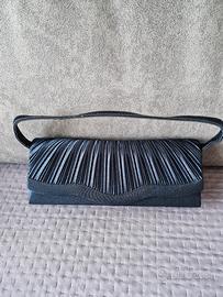 borsetta donna elegante blu raso nuovissima