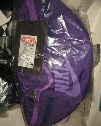 borsa marsupio nike viola