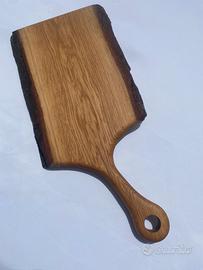 Tagliere in legno quercia - arrigianale - nuovo