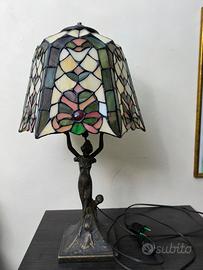 lampada Tiffany ottone 