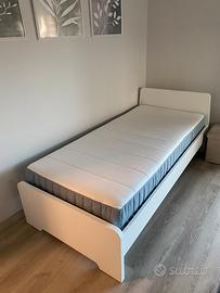 Letto singolo IKEA completo di materasso
