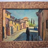 Carlo Domenici - Olio su Compensato