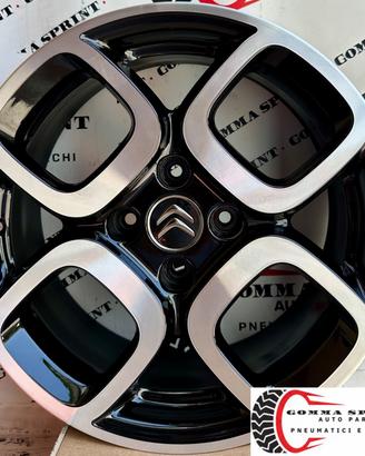4 CERCHI IN LEGA ORIGINALI R16 CITROEN C3 C4