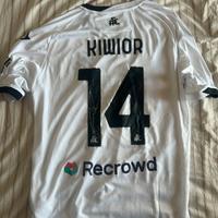 Maglia Spezia Calcio Kiwior autografata 2022/2023